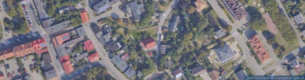 Zdjęcie satelitarne Podgórna ul.