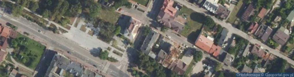 Zdjęcie satelitarne Polskiej Organizacji Wojskowej ul.