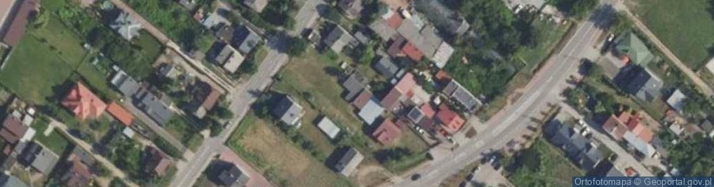 Zdjęcie satelitarne Polskiej Organizacji Wojskowej ul.