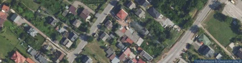 Zdjęcie satelitarne Polskiej Organizacji Wojskowej ul.
