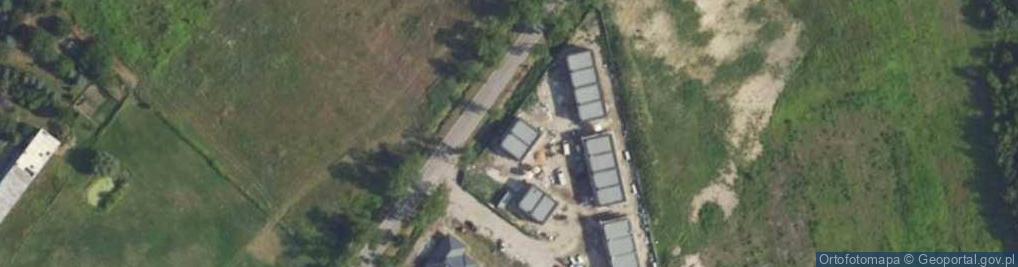 Zdjęcie satelitarne Polskiej Organizacji Wojskowej ul.