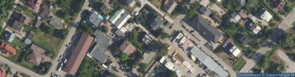 Zdjęcie satelitarne Polskiej Organizacji Wojskowej ul.