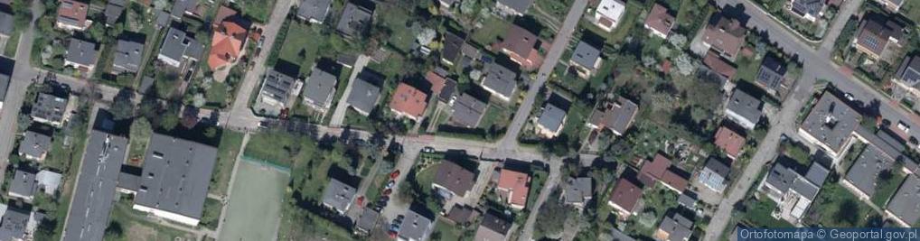 Zdjęcie satelitarne Polskiego Czerwonego Krzyża ul.