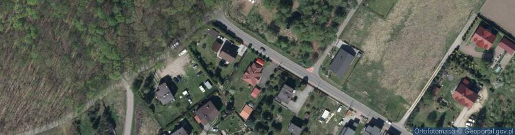 Zdjęcie satelitarne Pod Lasem ul.