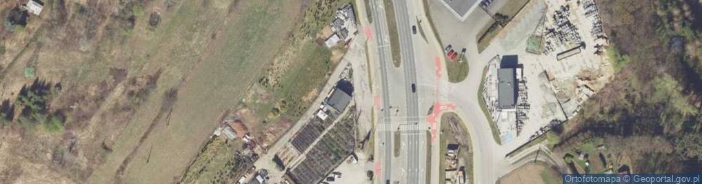 Zdjęcie satelitarne Podkarpacka ul.