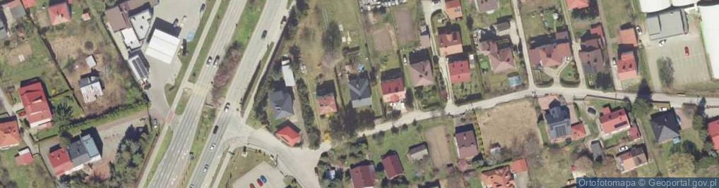 Zdjęcie satelitarne Powstańców Styczniowych ul.