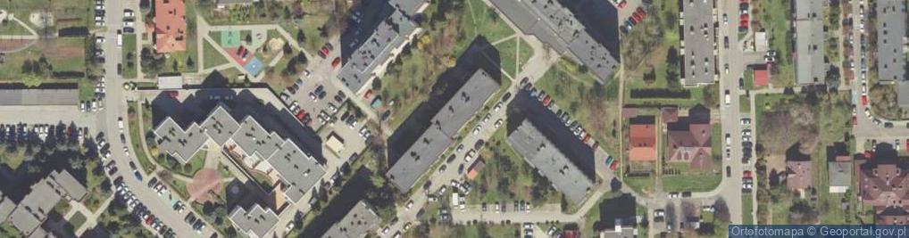 Zdjęcie satelitarne Podhalańska ul.