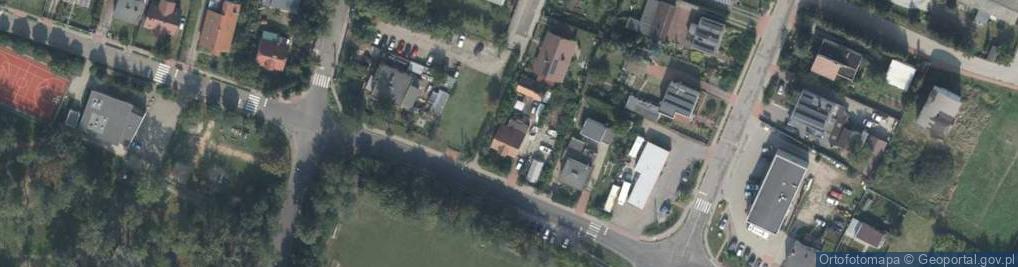 Zdjęcie satelitarne Poprzeczna ul.