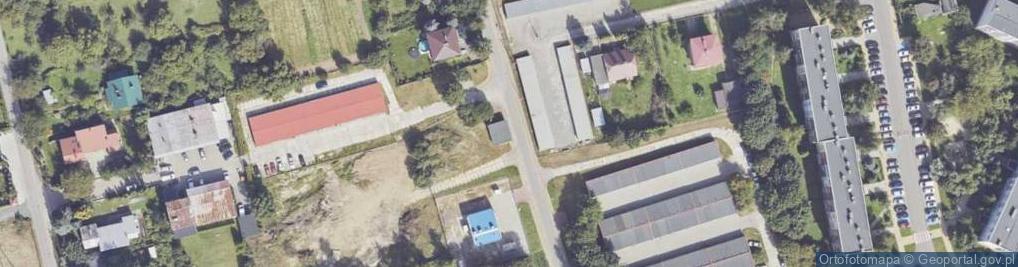 Zdjęcie satelitarne Polskiej Organizacji Wojskowej ul.