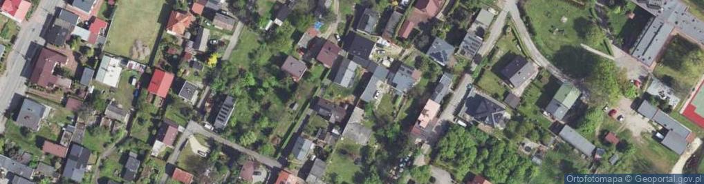 Zdjęcie satelitarne Poprzeczna ul.