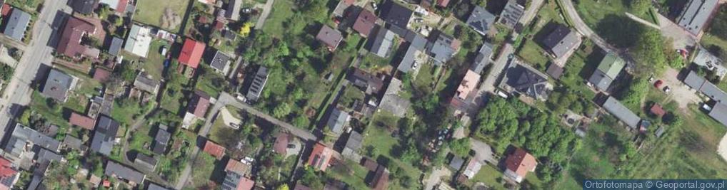 Zdjęcie satelitarne Poprzeczna ul.