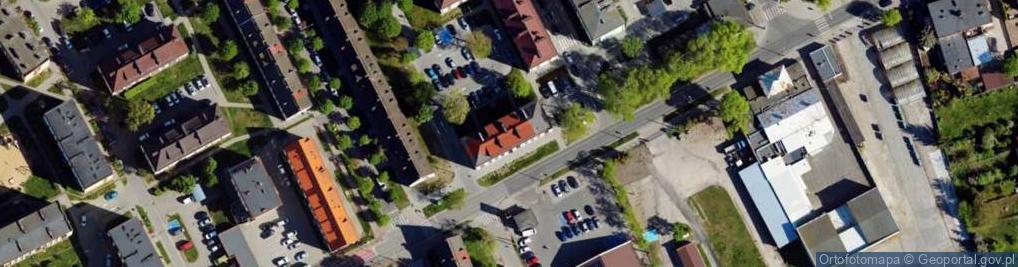 Zdjęcie satelitarne Powstańców Warszawy ul.