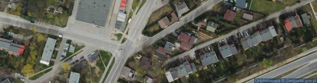 Zdjęcie satelitarne Północna ul.