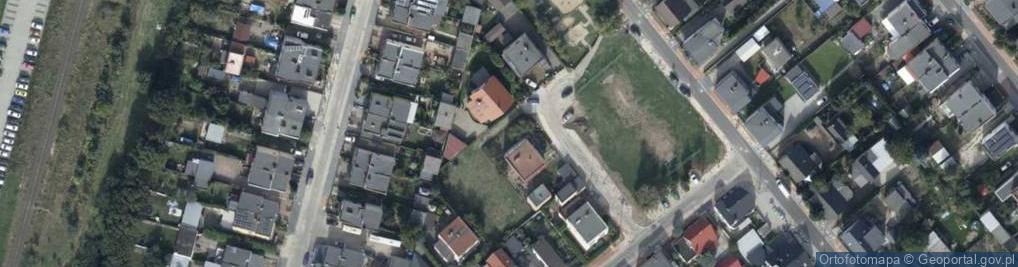 Zdjęcie satelitarne Poprzeczna ul.