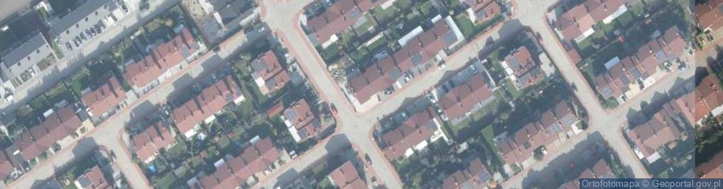 Zdjęcie satelitarne Pomarańczowa ul.