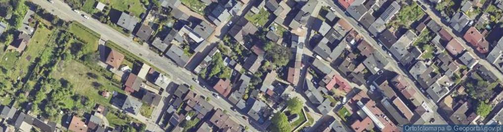 Zdjęcie satelitarne Poprzeczna ul.