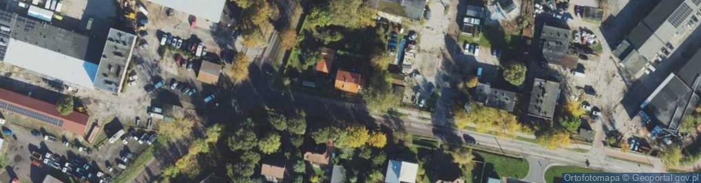 Zdjęcie satelitarne Poprzeczna ul.