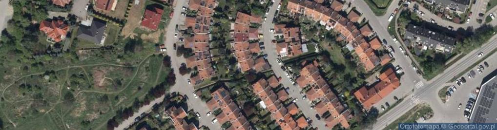 Zdjęcie satelitarne Porzeczkowa ul.