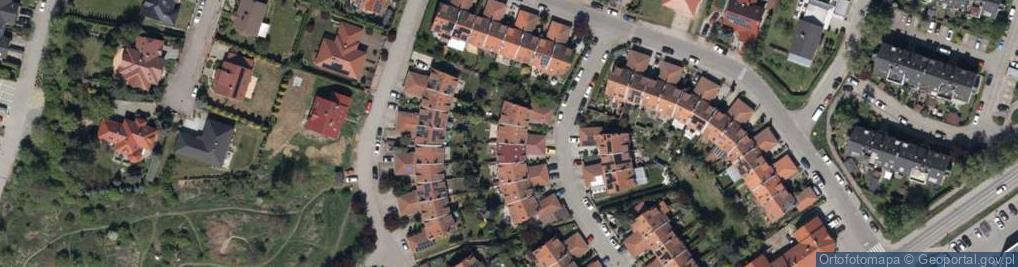 Zdjęcie satelitarne Porzeczkowa ul.