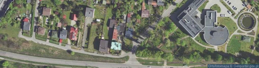 Zdjęcie satelitarne Porębska ul.