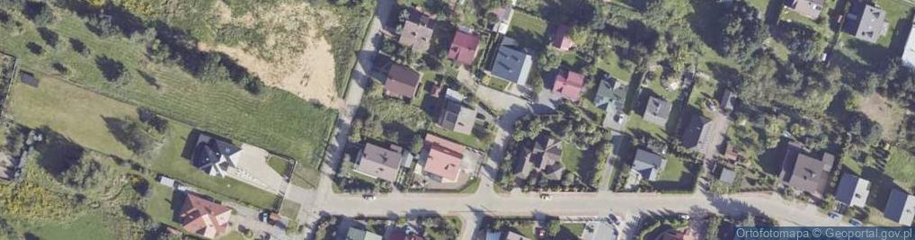 Zdjęcie satelitarne Ponurego, mjr. ul.