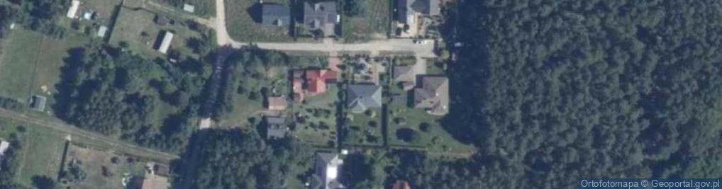 Zdjęcie satelitarne Pod Lasem ul.