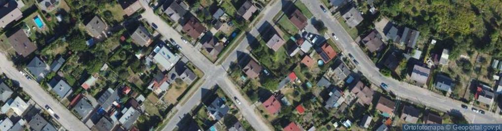 Zdjęcie satelitarne Poprzeczna ul.