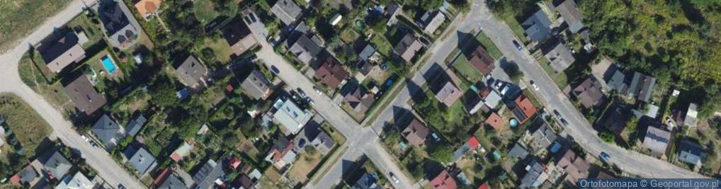 Zdjęcie satelitarne Poprzeczna ul.