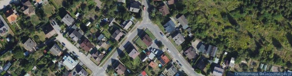 Zdjęcie satelitarne Poprzeczna ul.