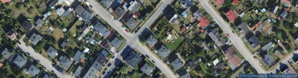 Zdjęcie satelitarne Poprzeczna ul.
