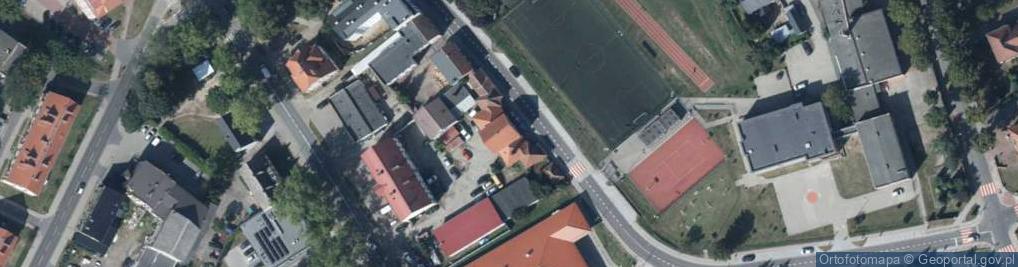 Zdjęcie satelitarne Polskiego Czerwonego Krzyża ul.