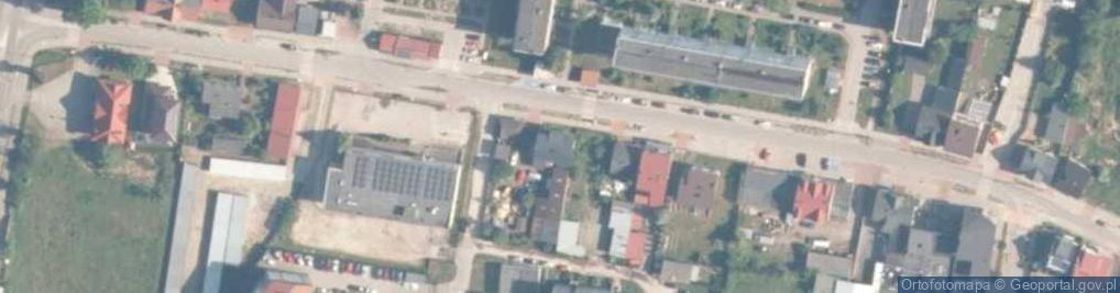 Zdjęcie satelitarne Powstańców 1863 r. ul.
