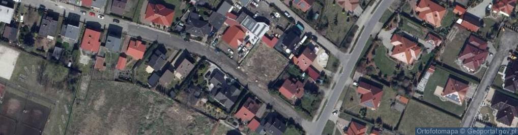 Zdjęcie satelitarne Popioły ul.