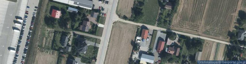 Zdjęcie satelitarne Poprzeczna ul.