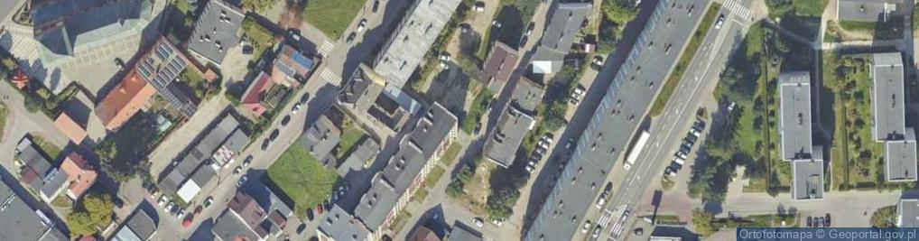 Zdjęcie satelitarne Podgórna ul.