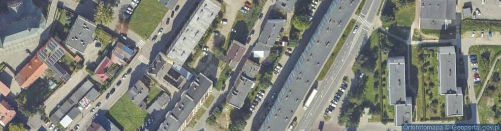 Zdjęcie satelitarne Podgórna ul.