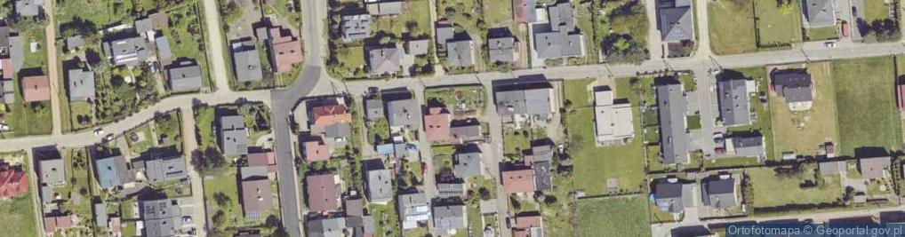 Zdjęcie satelitarne Poprzeczna ul.