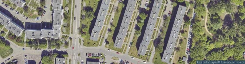 Zdjęcie satelitarne Powstańców Śląskich ul.