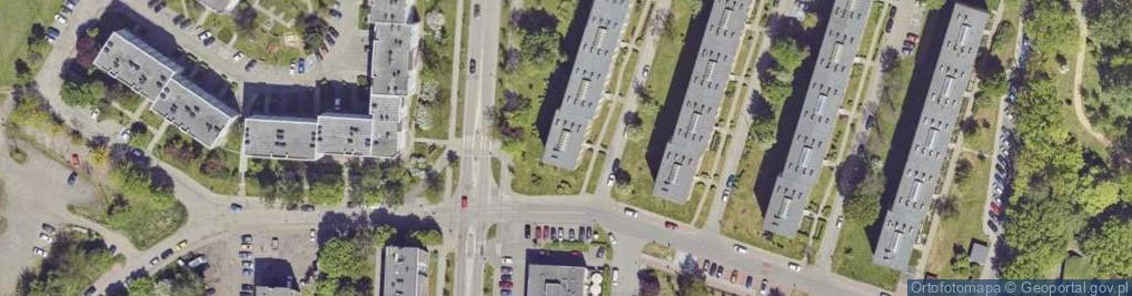 Zdjęcie satelitarne Powstańców Śląskich ul.