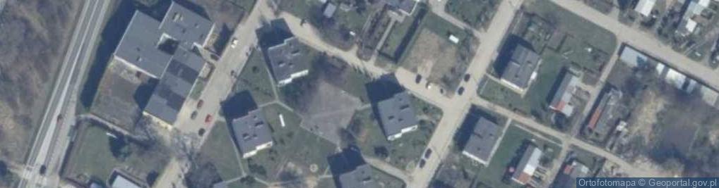 Zdjęcie satelitarne Poprzeczna ul.