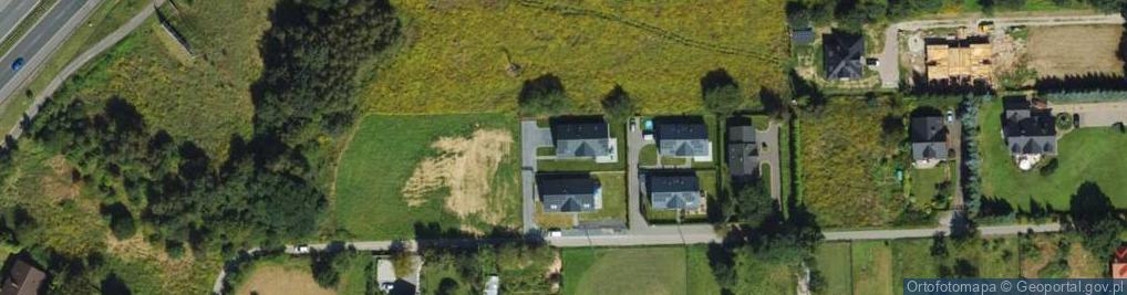 Zdjęcie satelitarne Pod Dębami ul.