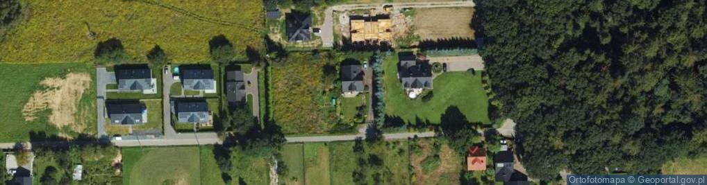 Zdjęcie satelitarne Pod Dębami ul.