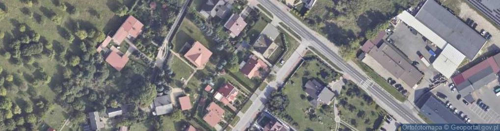 Zdjęcie satelitarne Podzamcze ul.