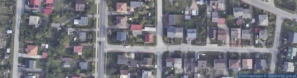 Zdjęcie satelitarne Powstania Listopadowego ul.
