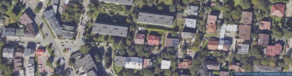 Zdjęcie satelitarne Polskiego Czerwonego Krzyża ul.
