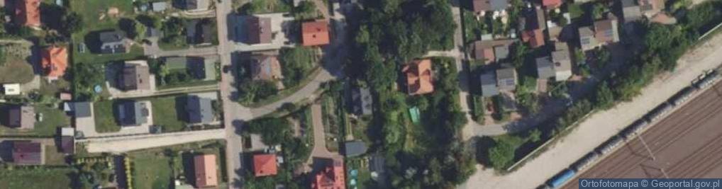 Zdjęcie satelitarne Poprzeczna ul.