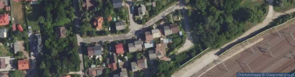 Zdjęcie satelitarne Poprzeczna ul.