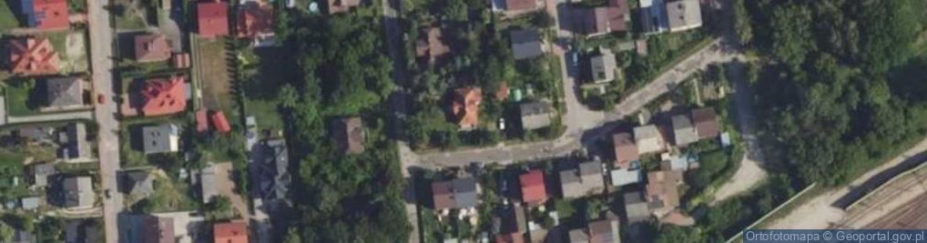 Zdjęcie satelitarne Poprzeczna ul.