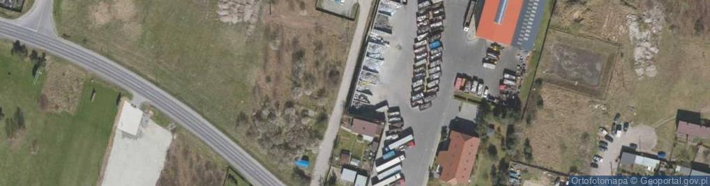Zdjęcie satelitarne Północna ul.