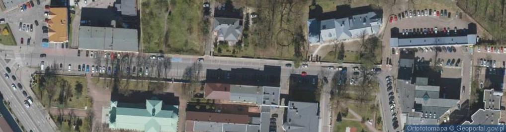 Zdjęcie satelitarne Polskiej Organizacji Wojskowej ul.